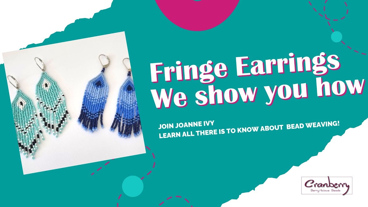 Beaded Fringe Earrings: Brick Stitch Tutorial + Pro Tips for Perfect Drape! ✨📿