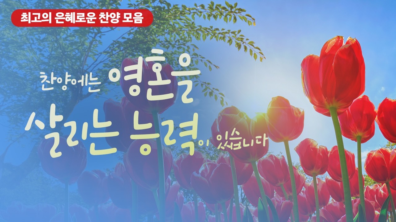 [최고의 은혜로운 찬양 모음30]  찬양에는 영혼을 살리는 능력이 있습니다