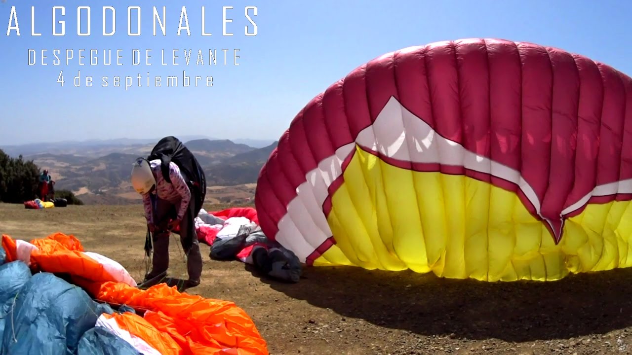 Parapente: despegue de Levante en Algodonales