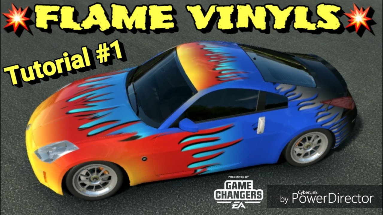 How to do FLAME Vinyls in Real Racing 3 - Video 1