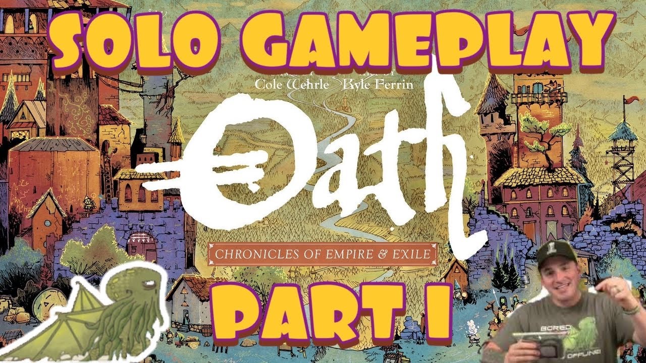 Oath Solo Chancellor Gameplay Part 1 - Setup & Rounds 1-3