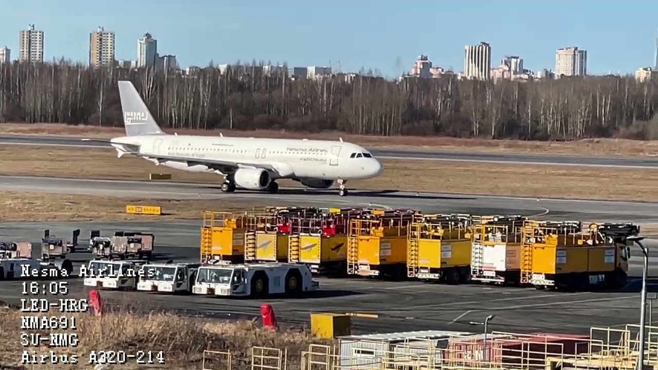 3 MINUTES OF SPOTTING IN SAINT PETERSBURG PULKOVO AIRPORT | Saint Petersburg Pulkovo airport 