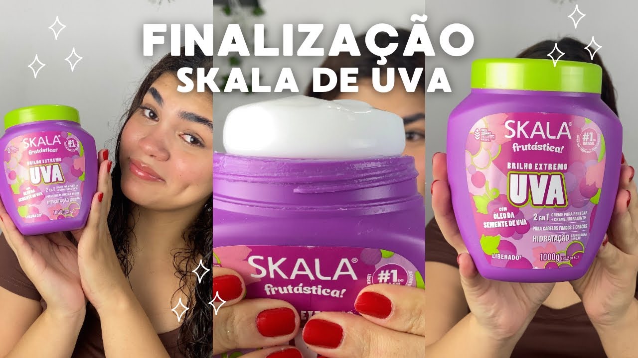 FINALIZAÇÃO COM SKALA DE UVA🍇 - primeiras impressões,teste de produto realzão