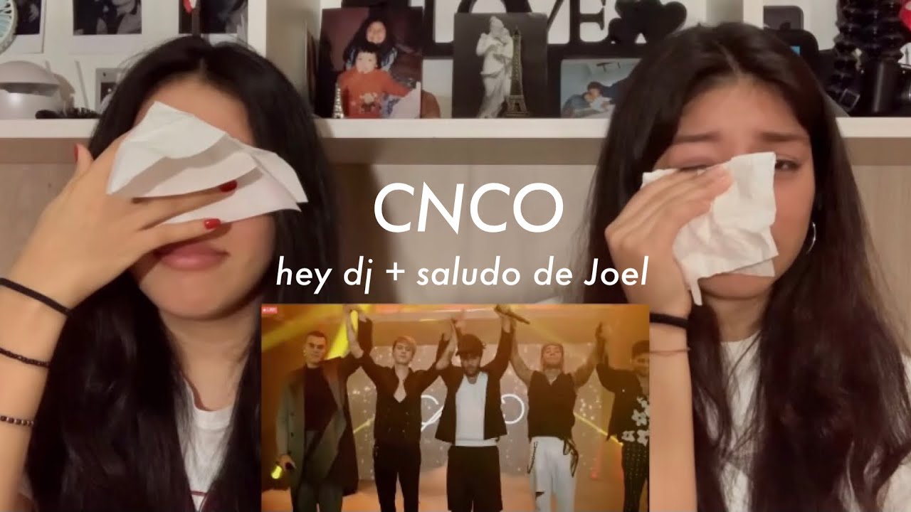 REACCIÓN CNCO - HEY DJ + ÚLTIMO SALUDO DE JOEL (CONCIERTO LIVE)