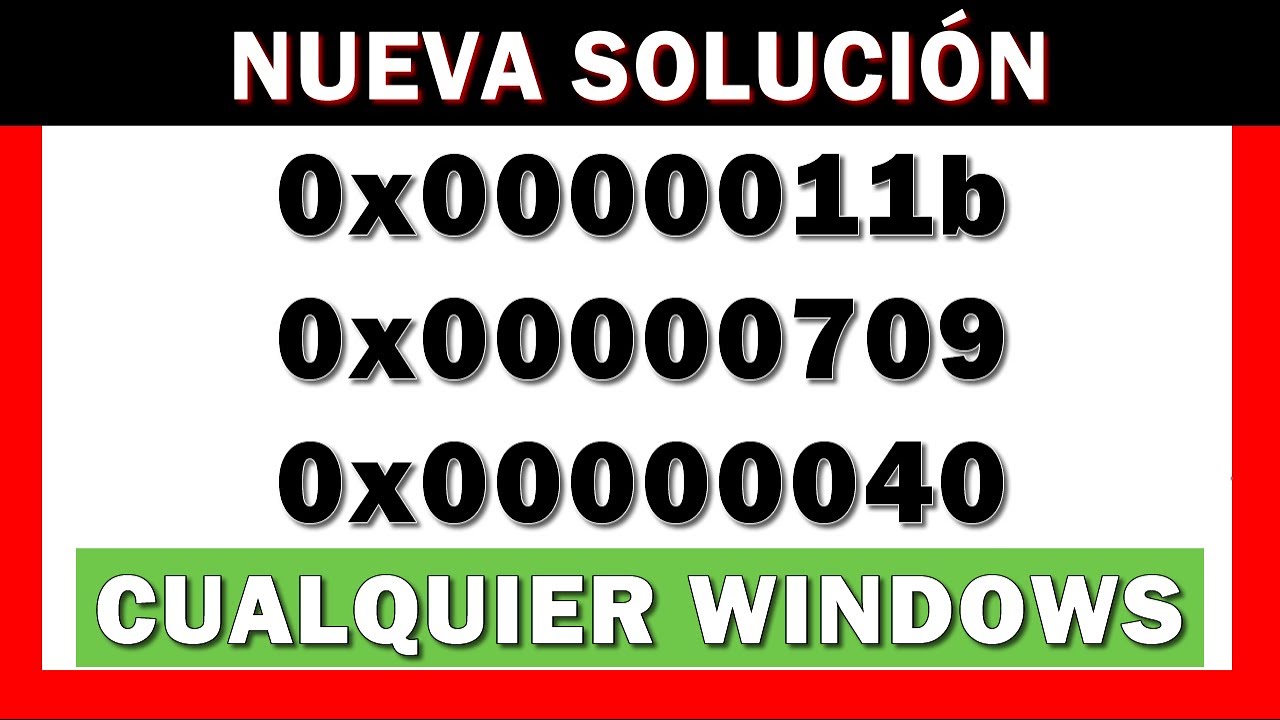 ✅ SOLUCIONAR ERROR 0x00000709, 0x0000011b, 0x00000040 ☝ Windows Error al conectar impresora red