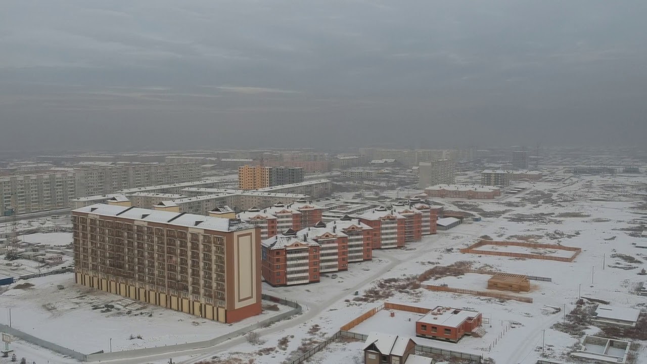 Republic of Tyva-smog over Kyzyl