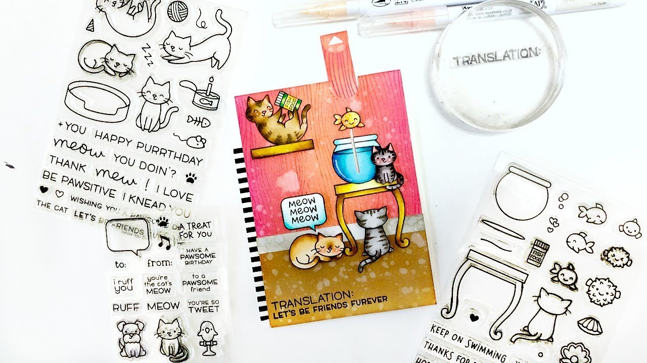 Lawn Fawn Interactive Custom Pull Tab Card