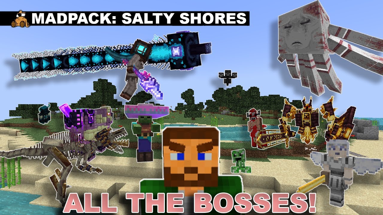 32 BOSSES - 35 MINUTES OF YELLING - MadPack 5: Salty Shores