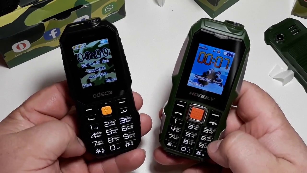 Посылка из Китая. Военные китайские телефоны. ODSCN T320. Hodoly H-Mobile