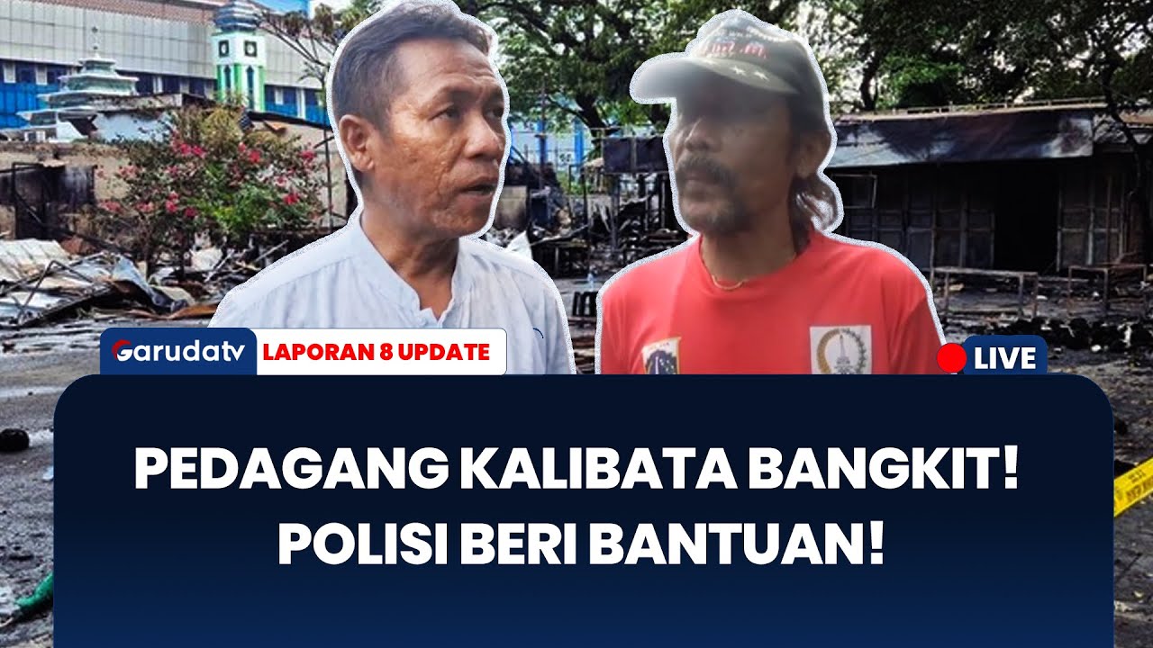Pedagang Kalibata Bangkit! Polisi Beri Bantuan! I LAPORAN UPDATE