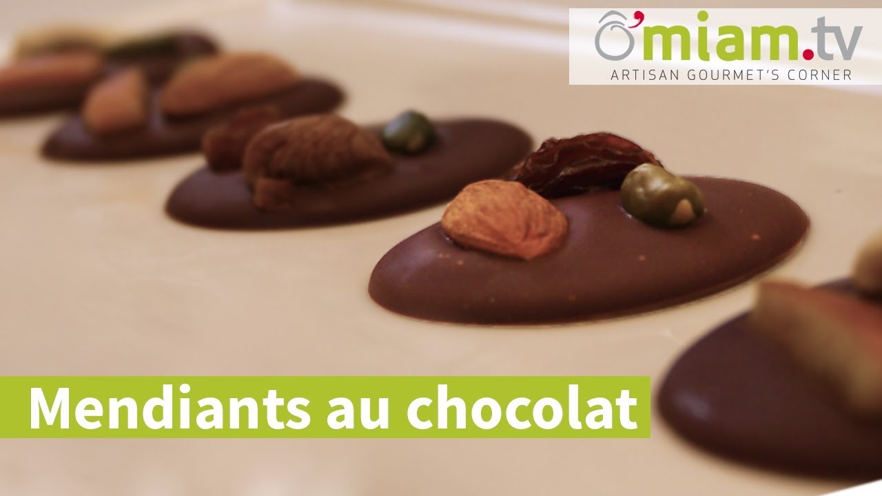 RECETTE de Mendiants Au Chocolat - Mélanie le Meilleur Pâtissier ▶ FACILE ET RAPIDE