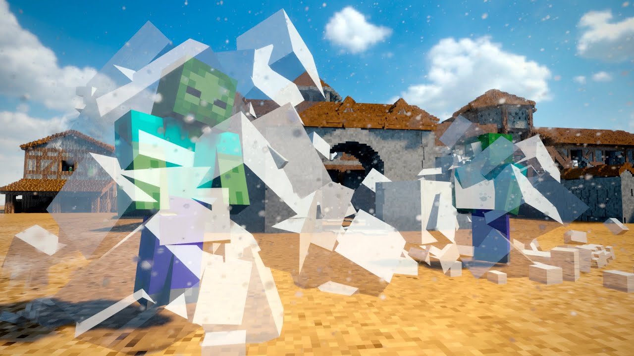 Ice Gun vs Zombies and Creepers Teardown