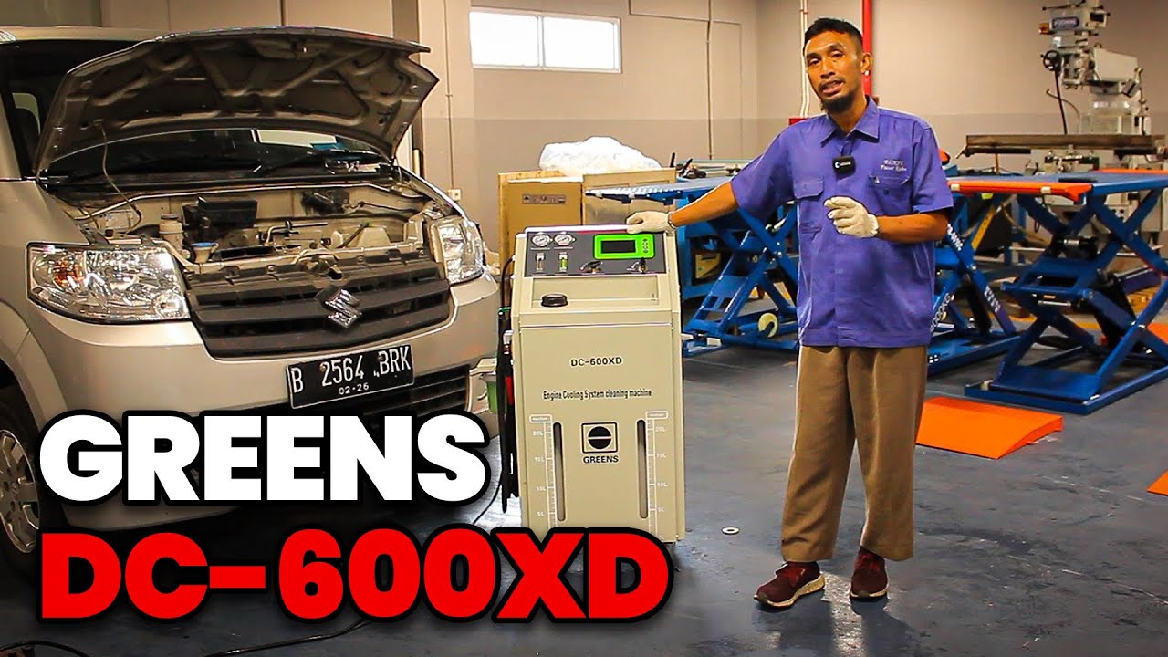 TUTORIAL COOLANT FLUSH MACHINE DC-600XD
