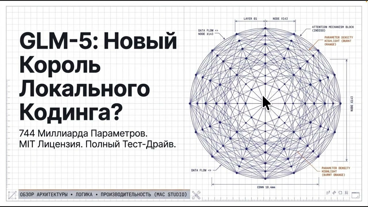 GLM-5: обзор локального запуска — мощнейший кодер среди open моделей