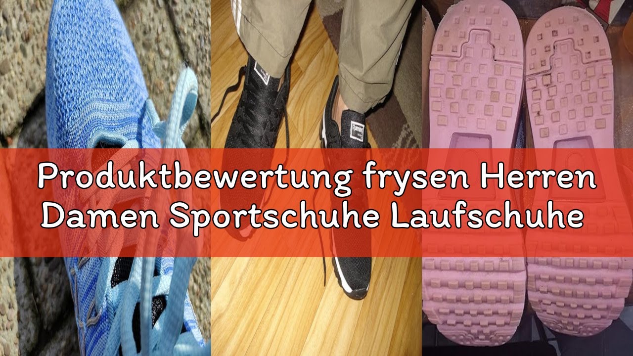 Produktbewertung frysen Herren Damen Sportschuhe Laufschuhe mit Luftpolster Turnschuhe Profilsohle S