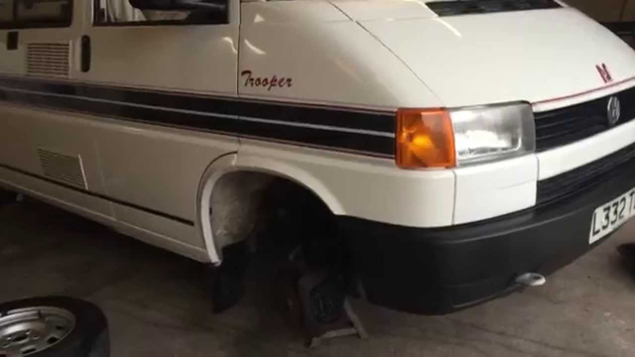 93 VW T4 AUTOSLEEPER WHEEL ARCHES AND WHEELS VID 1 0F 3