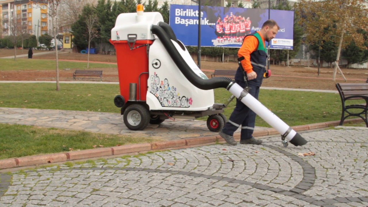 Akülü Elle Kumandalı Vakumlu Süpürme Aracı MAMUT PRO BT