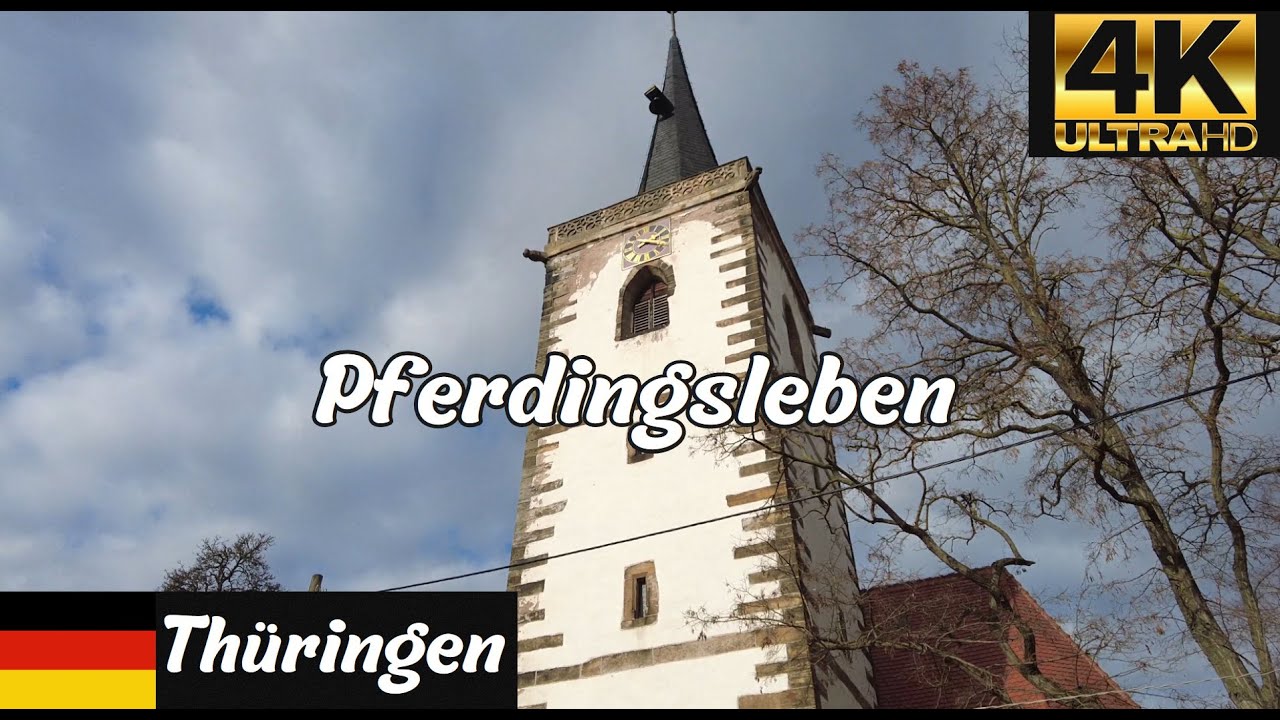 Pferdingsleben | Gotha | Th&uuml;ringen | Deutschland 4K