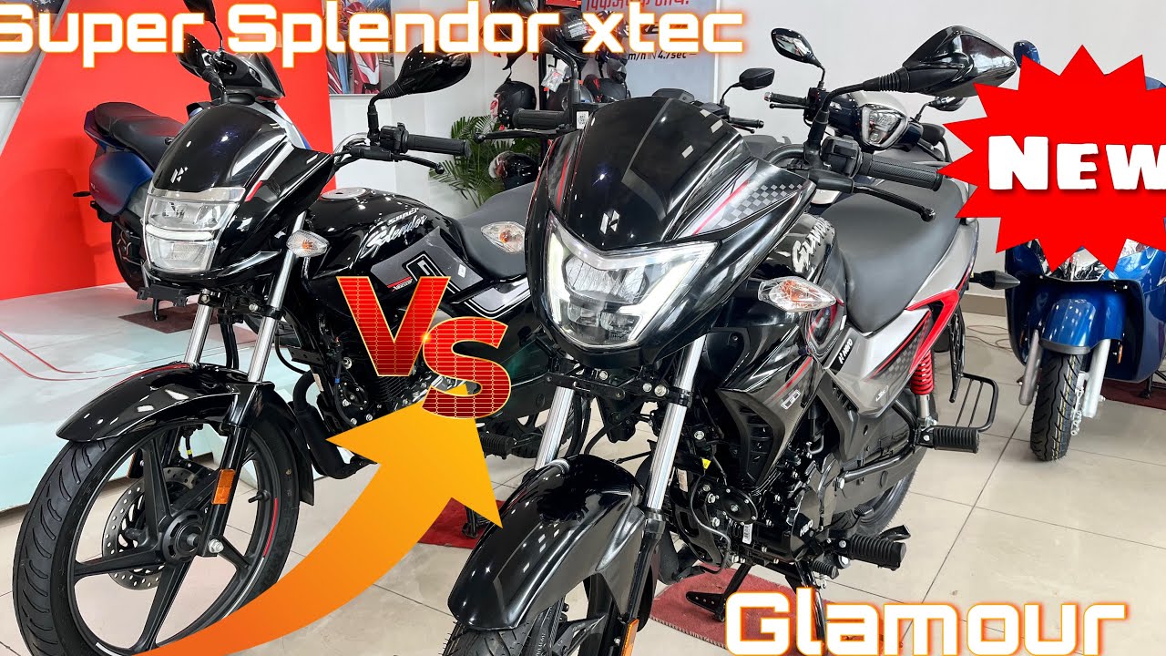 Hero Glamour classic Vs super Splendor xtec Bs6 2025 model|✅ on road price full details 🔥comparison