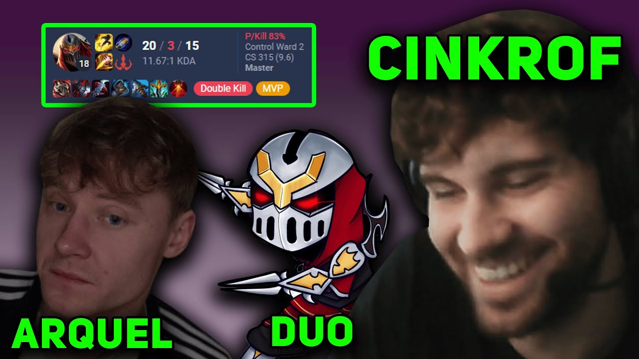 CINKROF I ARQUEL JADĄ RYBSONA PODCZAS DUO