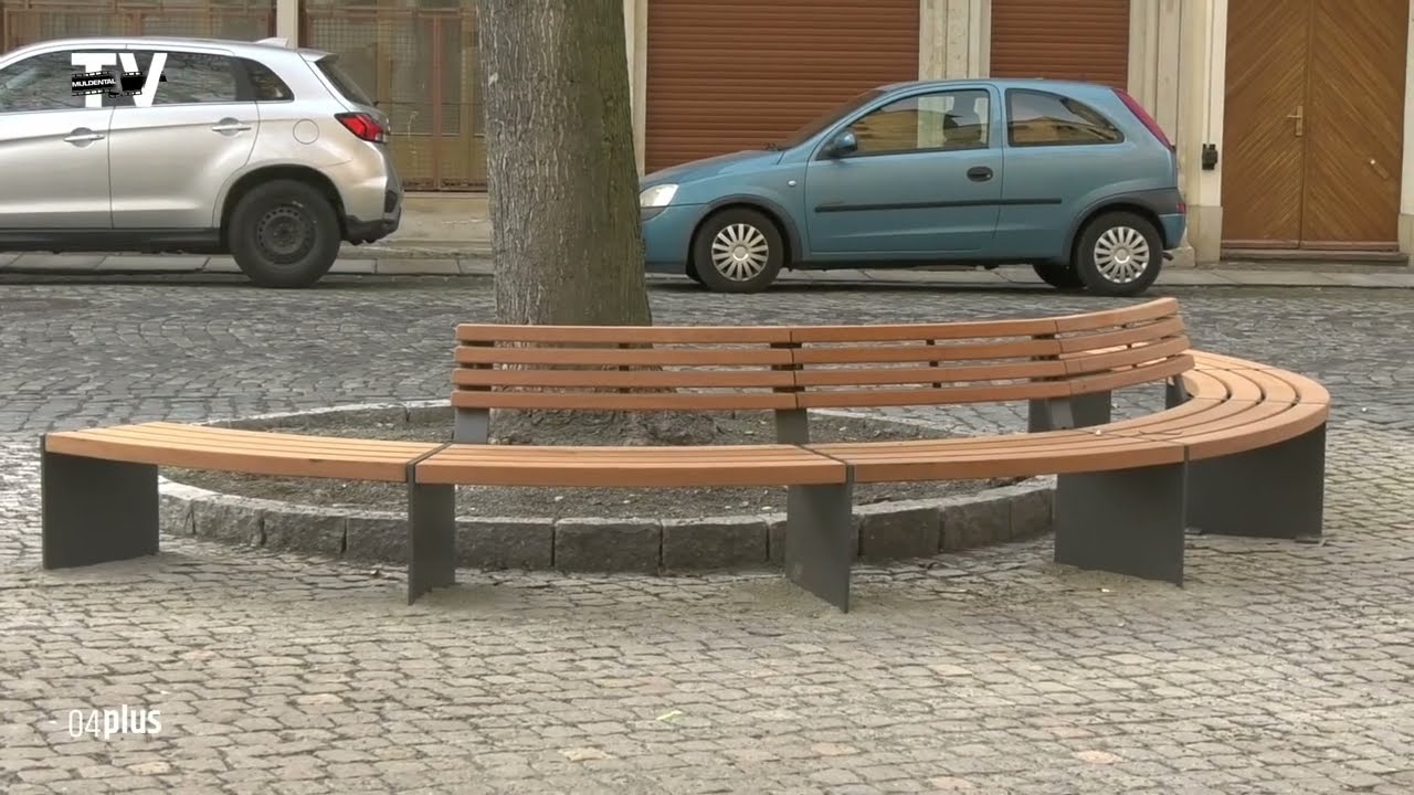 Neue Sitzbänke für Grimmas Innenstadt