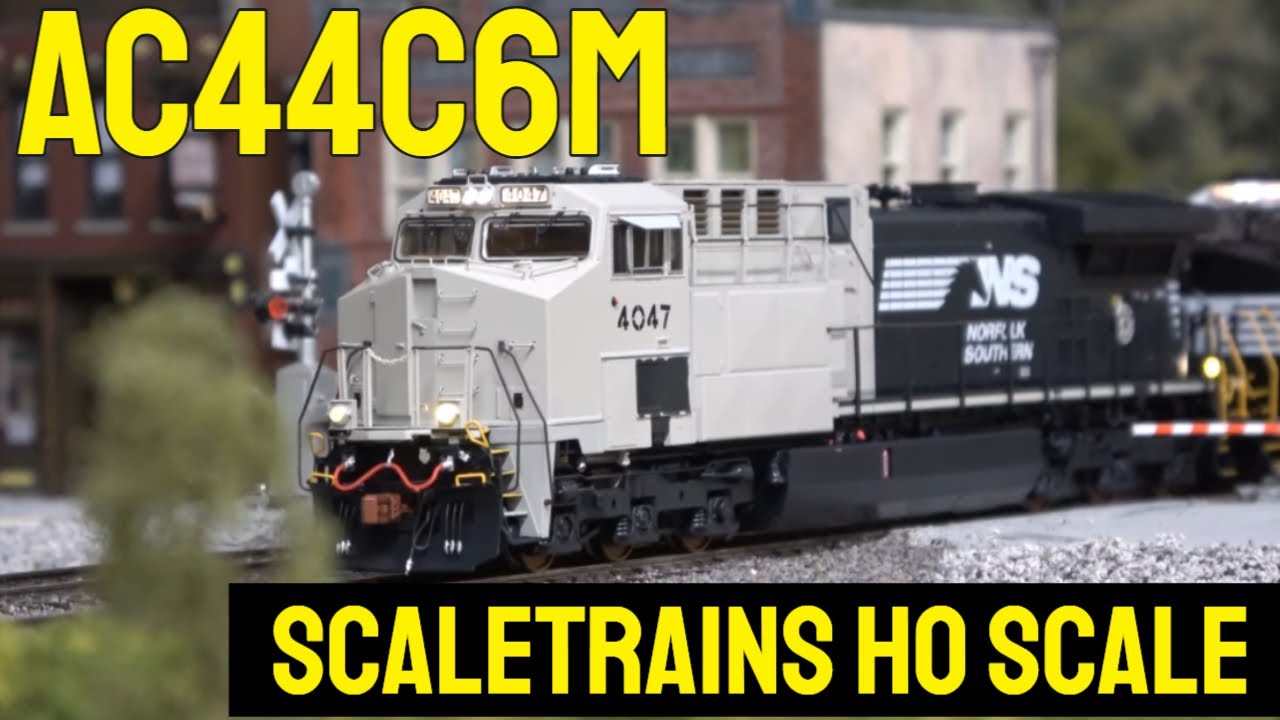 Unboxing & Review: ScaleTrains HO Scale AC44C6M - LOKSound DCC, Primer Cab, LEDs + Mane & Sinewaves!