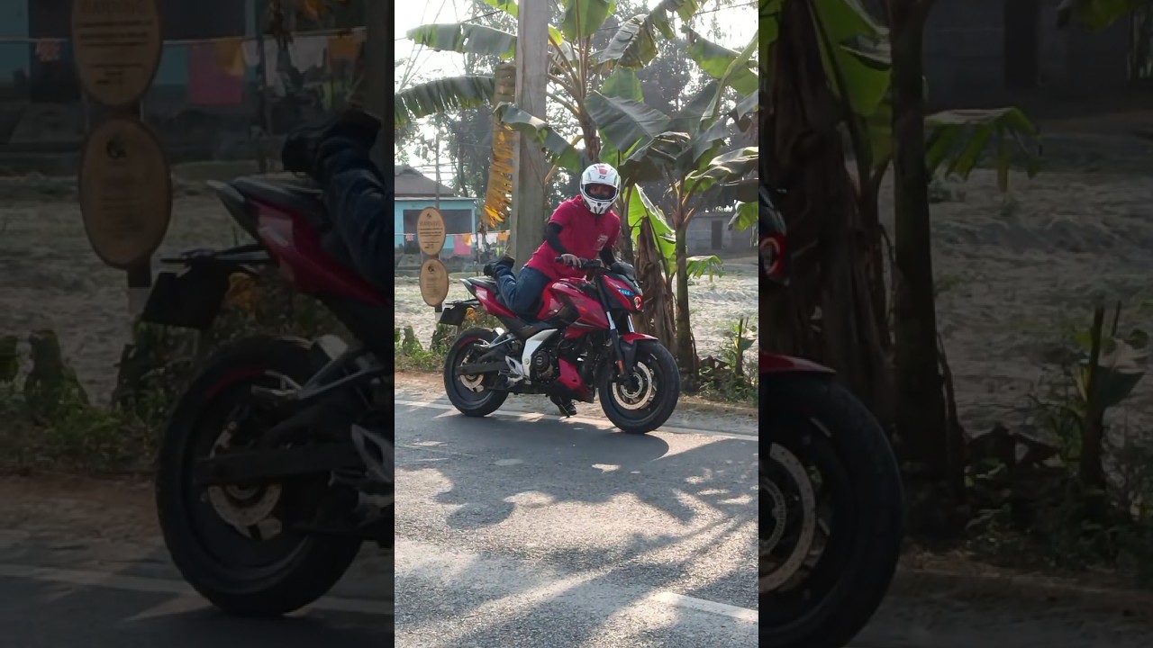 New Pulsar N160 cc bs7 Red colour🥰#pulsarn160 #pulsar #n160 #automobile #trending #shorts#modified