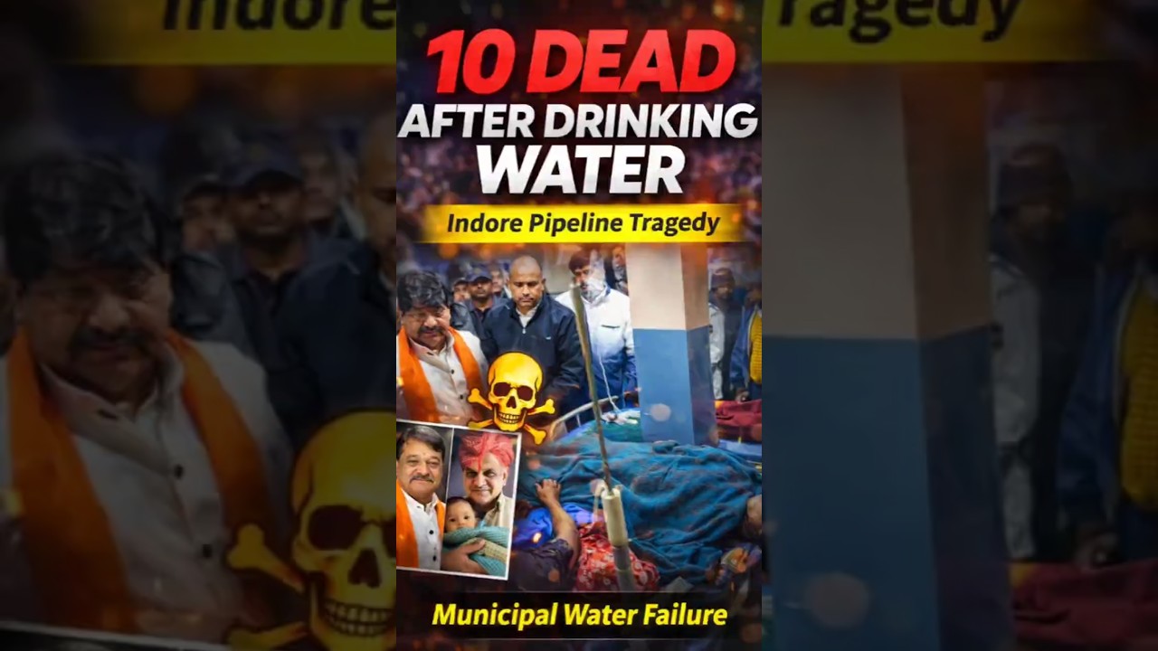10 innocent people lost their lives after drinking contaminated water in Indore.