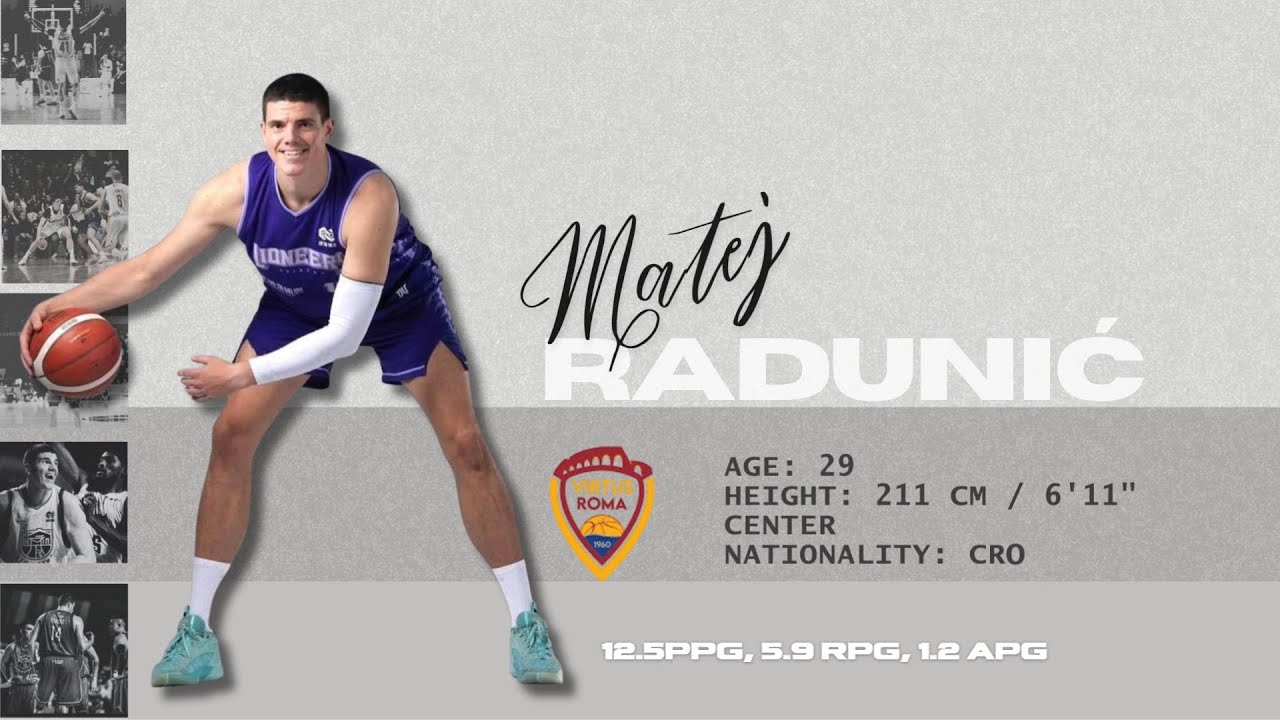 Matej Radunić | 2024/25 | RO Virtus 1960/Hsinchu Lioneers