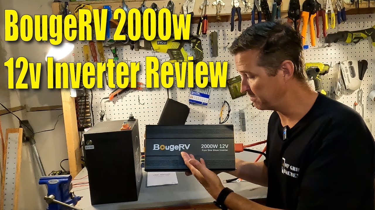 Обзор инвертора BougeRV 12 В 2000 Вт. Поддержка Bluetooth и проводного подключения!