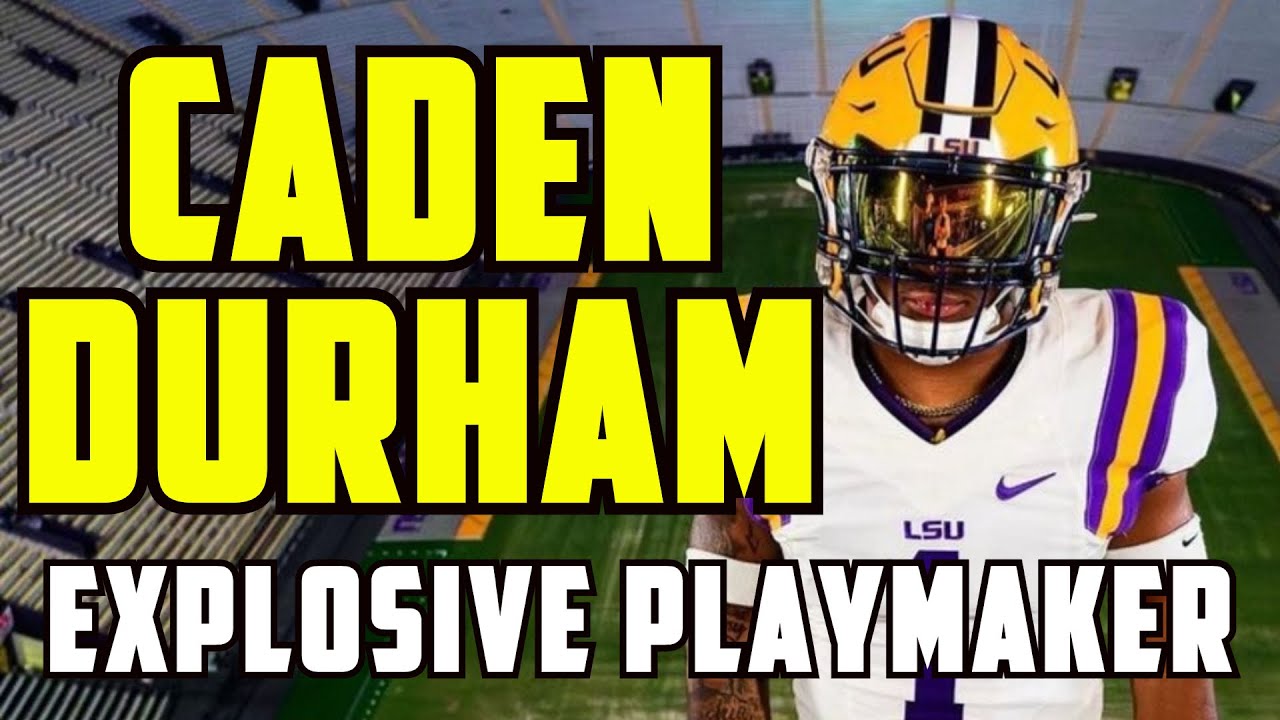 Caden Durham is an EXPLOSIVE PLAYMAKER | LSU Running Back