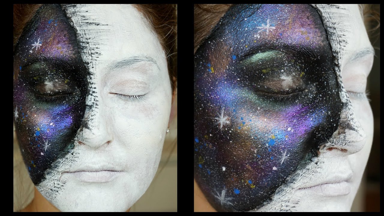 Galaxy Makeup Tutorial | Halloween Makeup Tutorial | Sierra Sando
