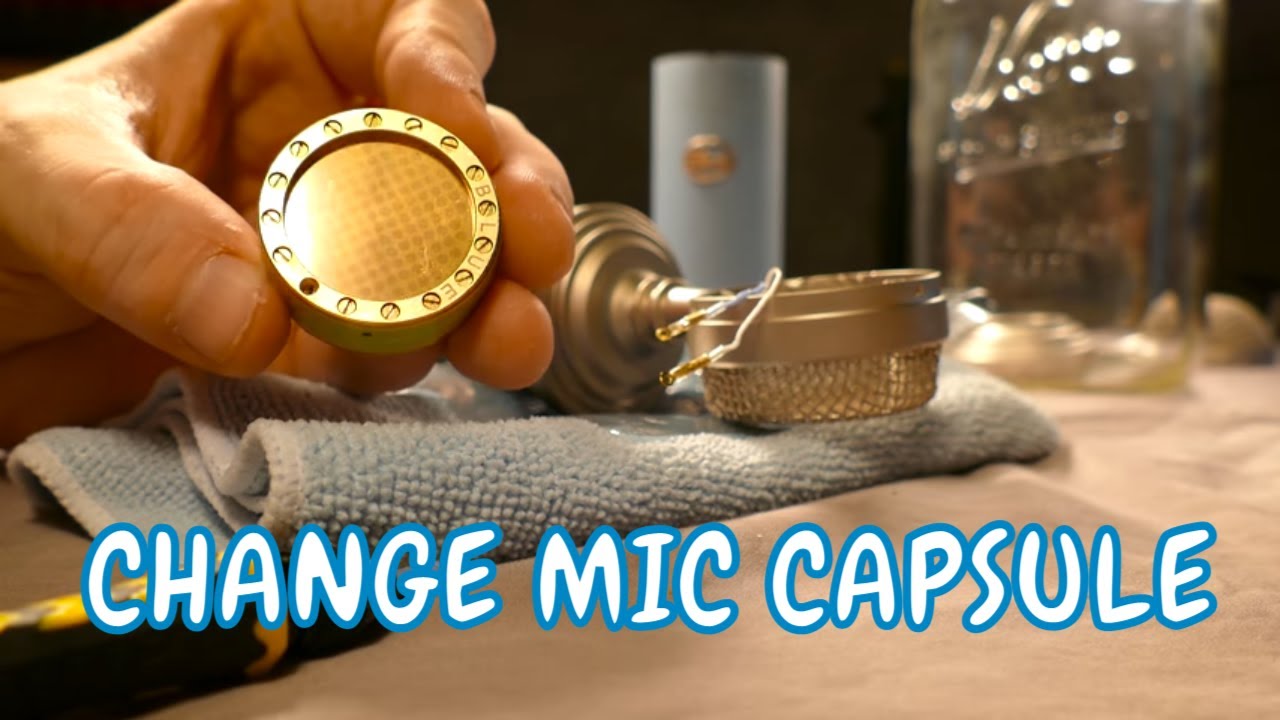 How To Upgrade/Change A Condenser Microphone Capsule - 4K (UHD)