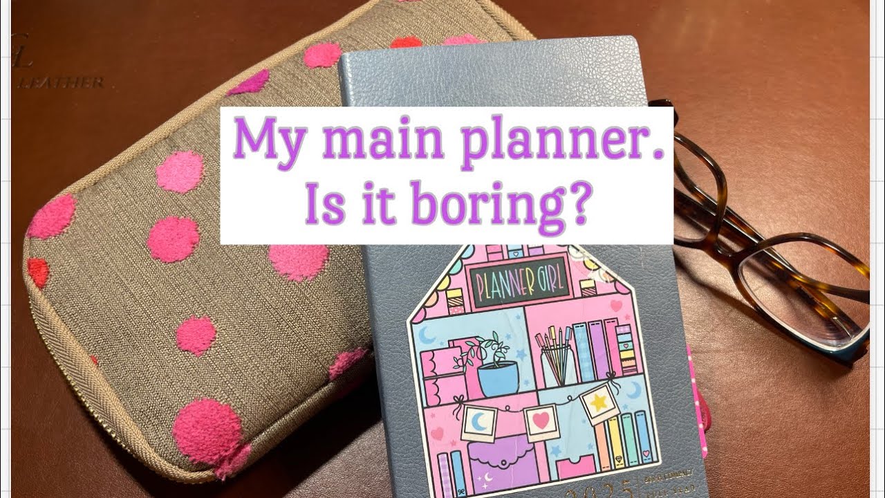 B6 Slim Planner | I’m so settled I feel boring.