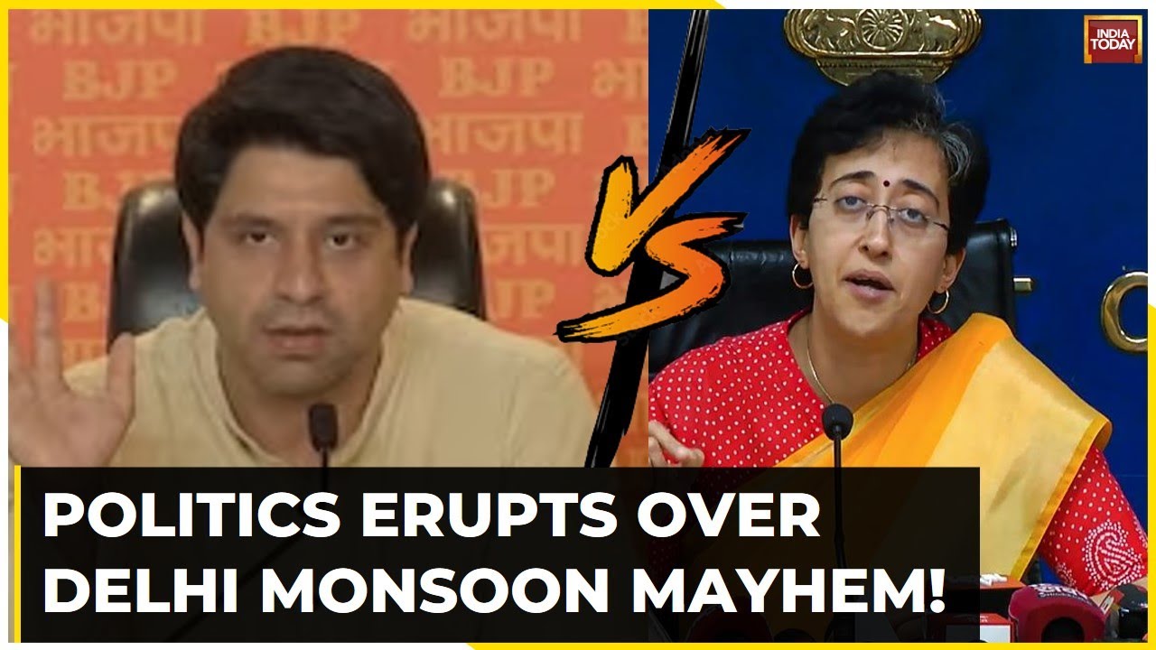 Amid Monsoon Mayhem Across North India, Congress & BJP Hit Out At Delhi Infrastructure & Delhi Govt