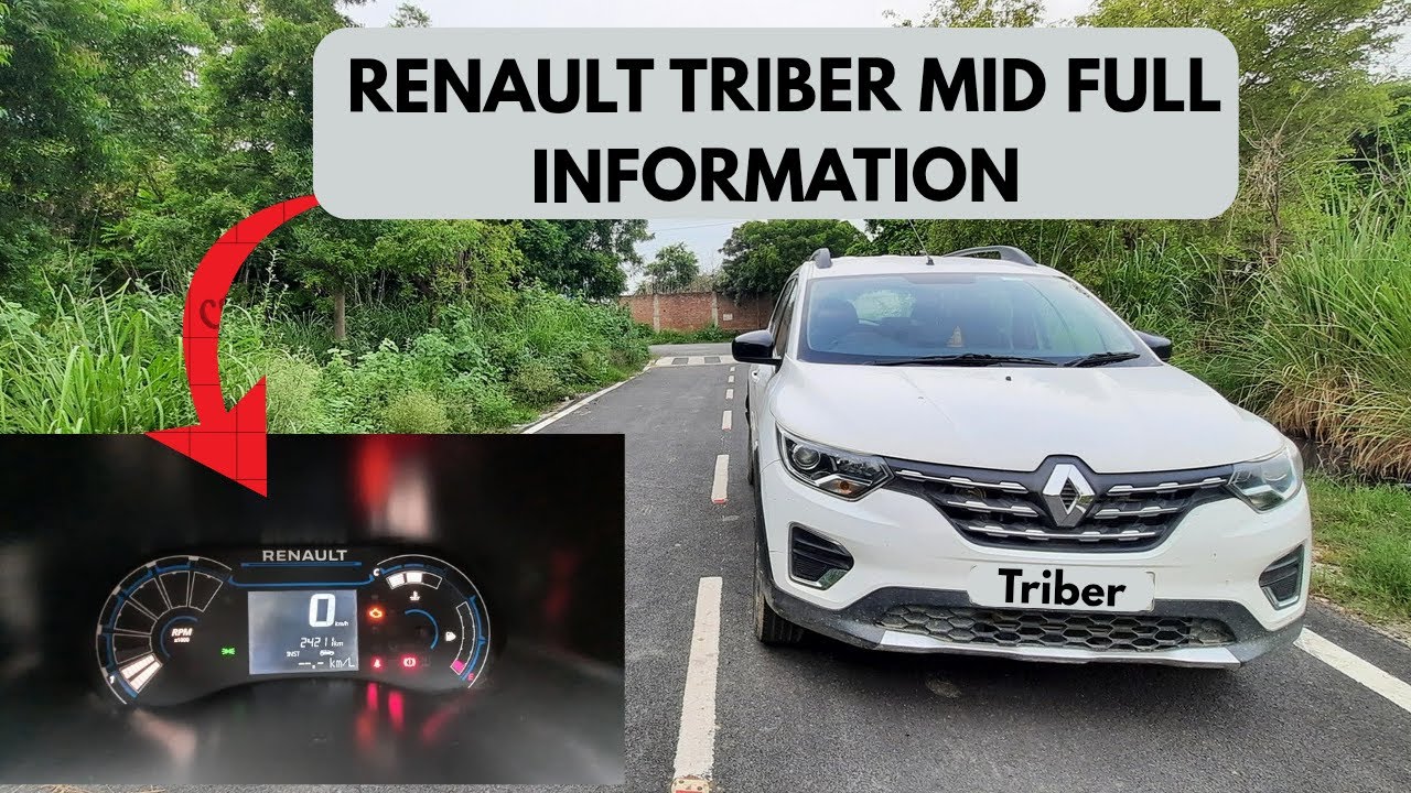 Renault triber speedometer full information #renaulttriber 