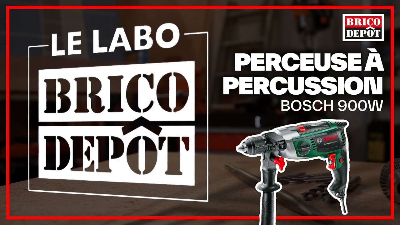 Labo Brico - Test Perceuse à percussion 900 W - BOSCH