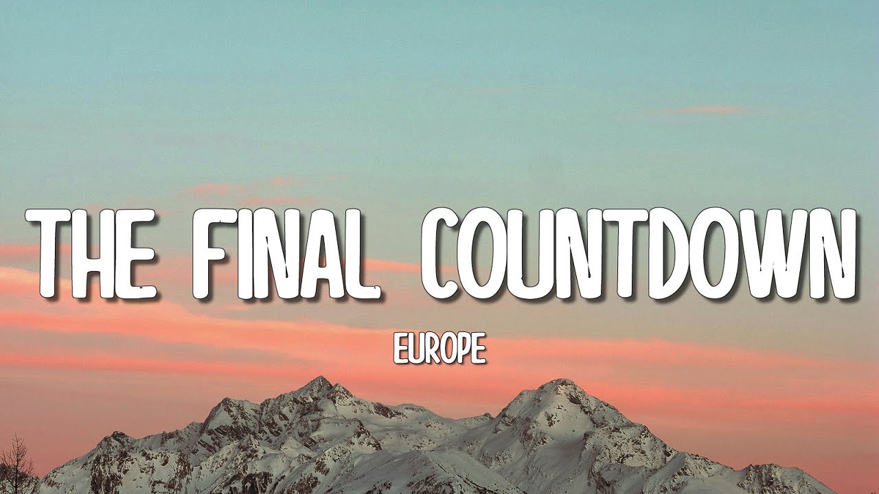 Europe - The Final Countdown (Lyrics)