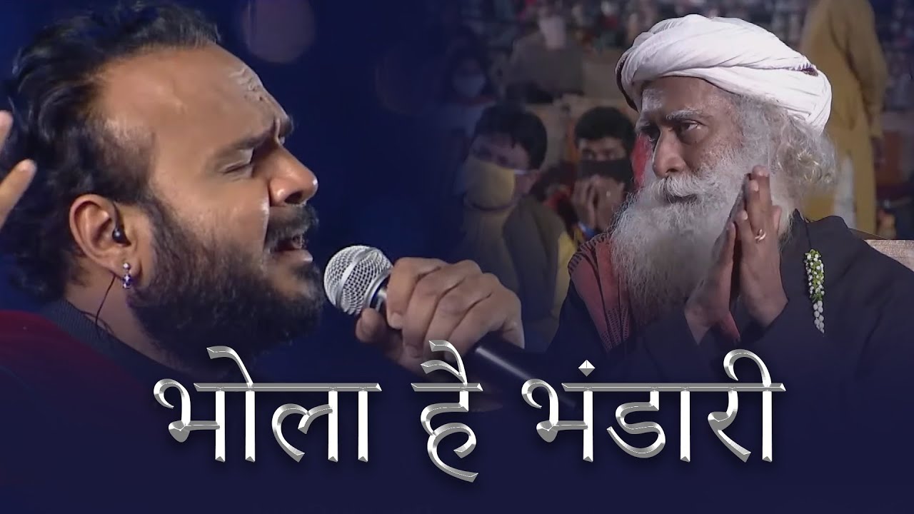 Mera Bhola Hai Bhandari | @ParthivGohil  Live Performance | Maha Shivaratri 2021| @sadhguru