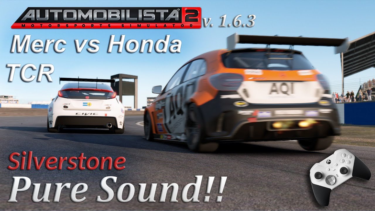AMS2 Merc vs Honda - Pure Sound!