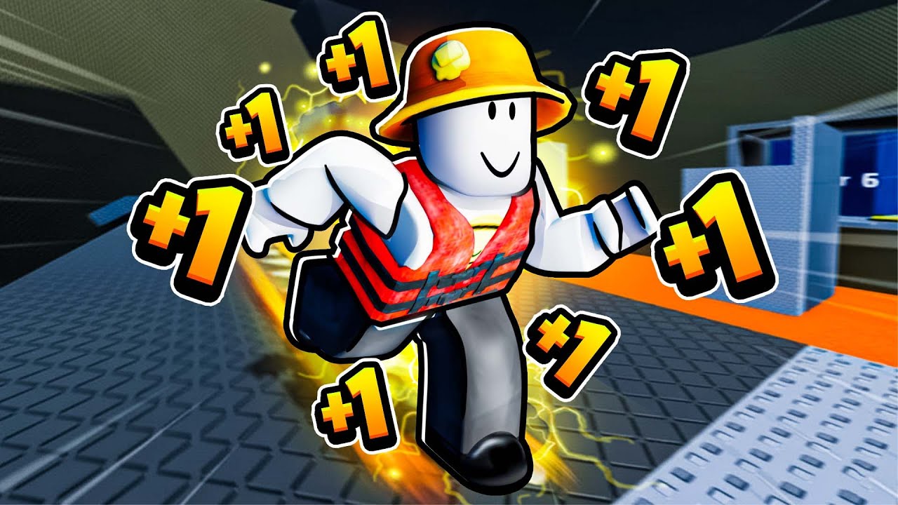 Roblox, но +1 к скорости на каждом шаге.