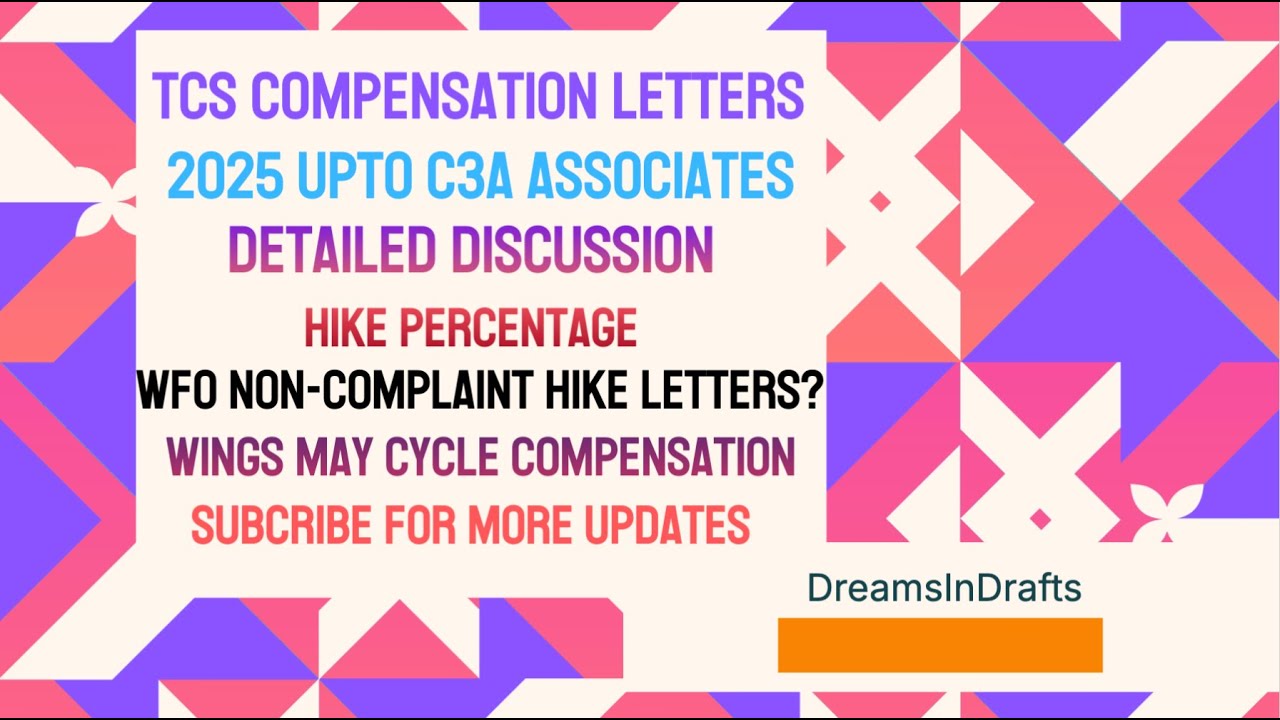 TCS Compensation Hike Details|WFO non Complaint CL|Wings1 May Cycle CL|#tcs #hike #salary