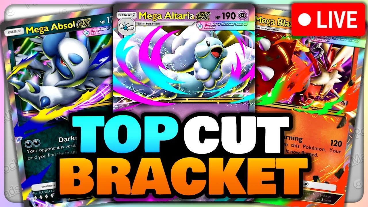 🔴 *LIVE* TOP CUT BRACKET - Official Tournament Stream | Pokemon TCG Pocket