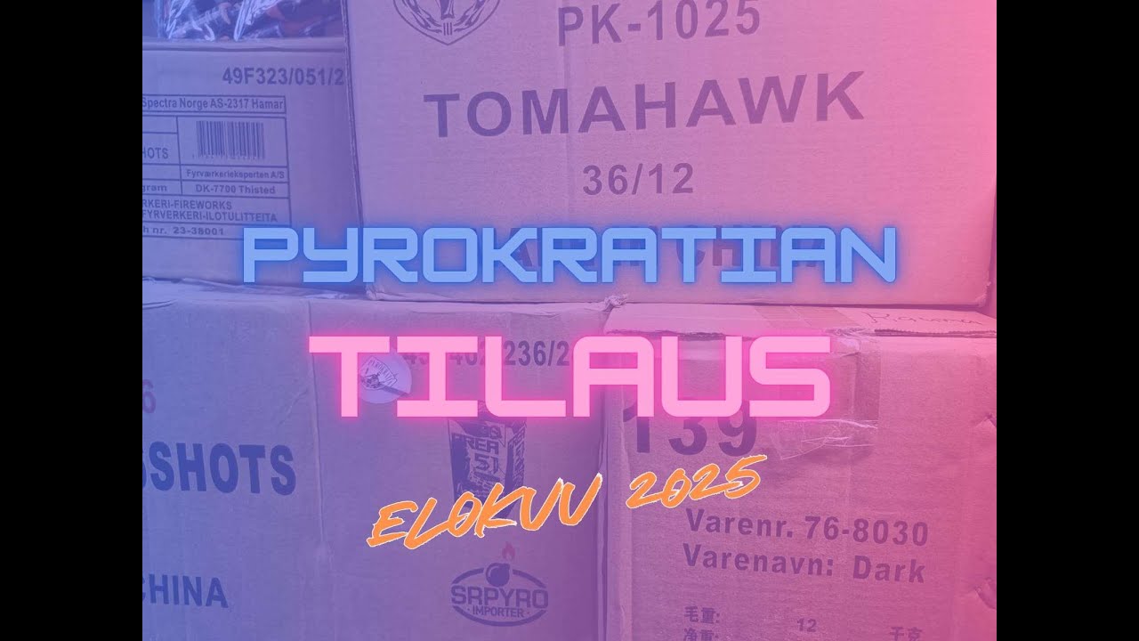 Pyrokratian tilaus elokuussa 2025 venetsialaiset