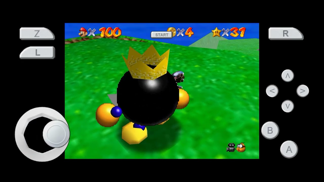 Beating Bob-Omb Battlefield with cheats