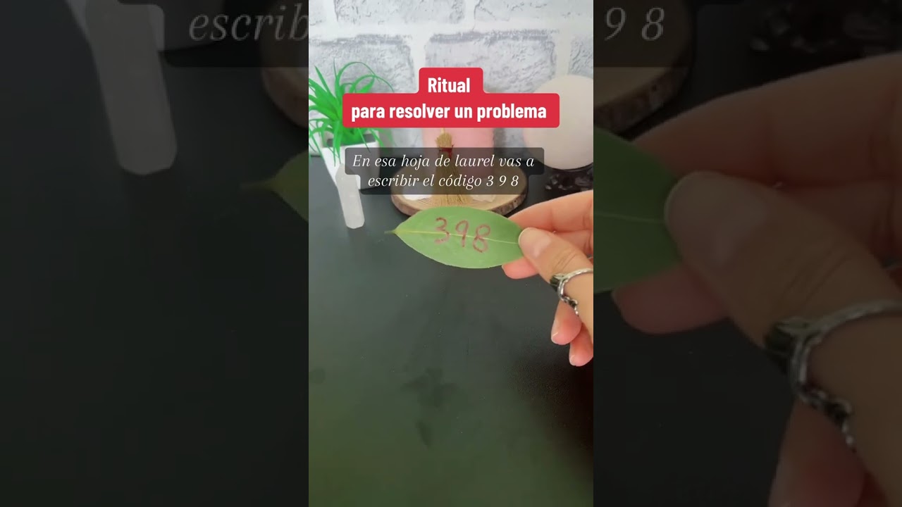 Poderoso ritual para resolver cualquier problema