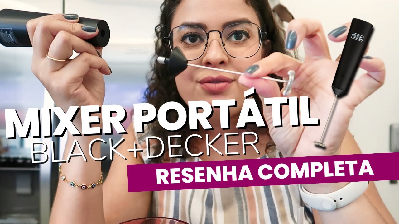 RESENHA COMPLETA! | Mixer Portátil - Misturador Multiuso M150 BLACK+DECKER