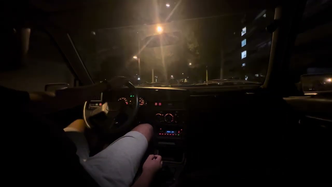 Peugeot 405 Mi16: Late Night Summer Drive + Tunnel | CH-ZH