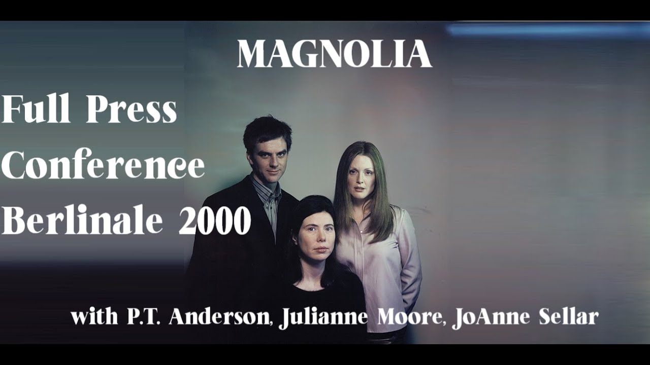 Пресс-конференция Magnolia на Берлинском кинофестивале 2000 года с участием Пола Томаса Андерсона...