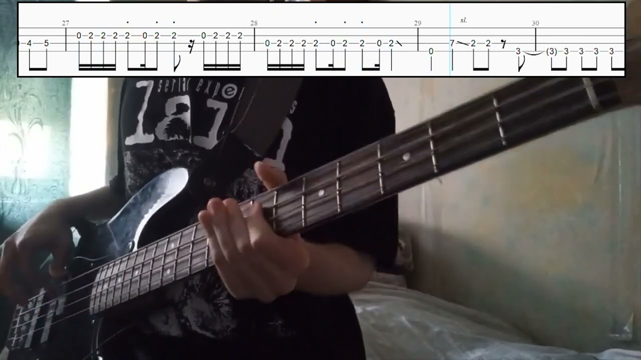 Bôa - Duvet (Bass Cover) (Play Along Tabs In Video)